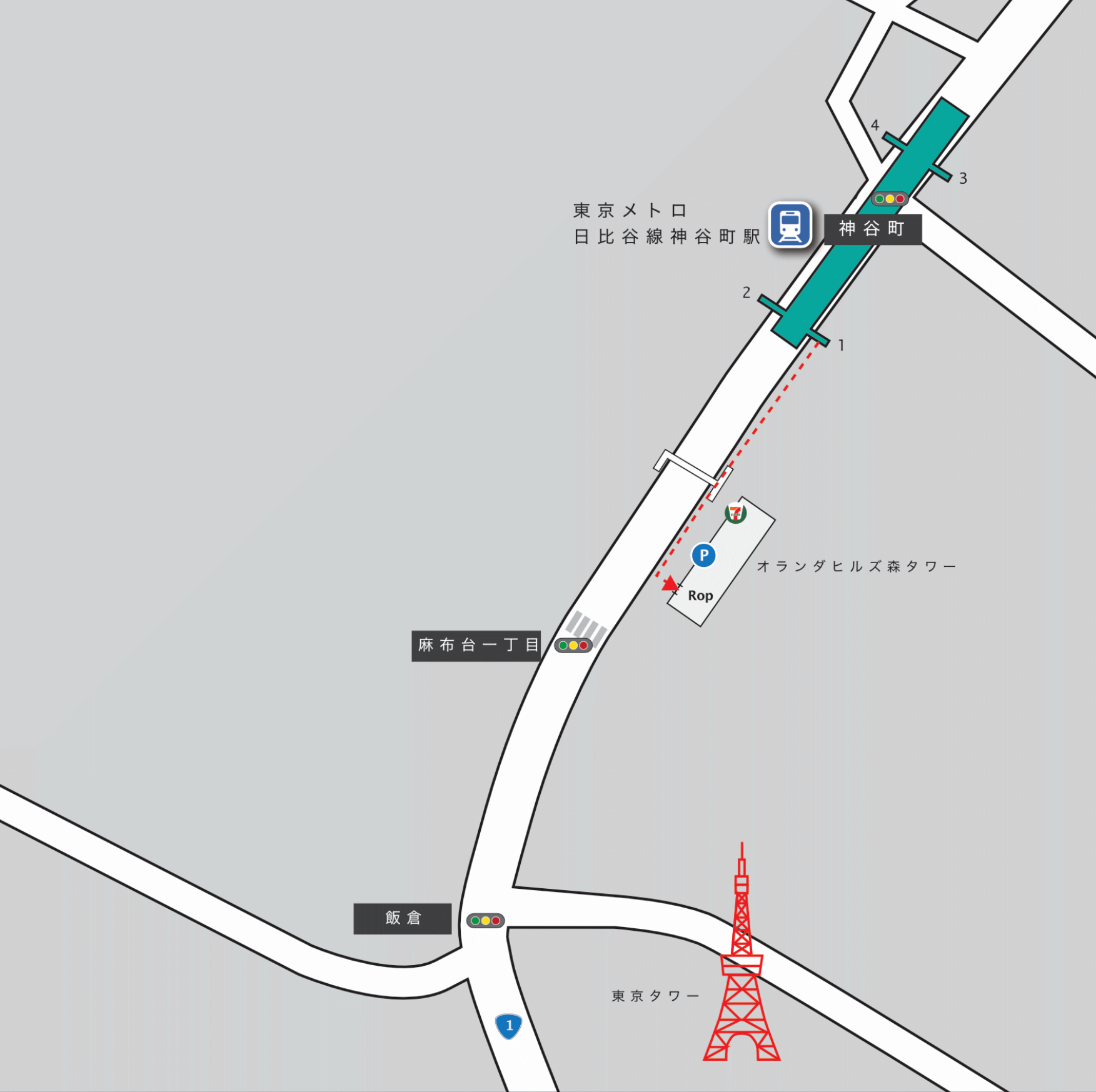 株式会社ワンステップワークショップ本社地図
