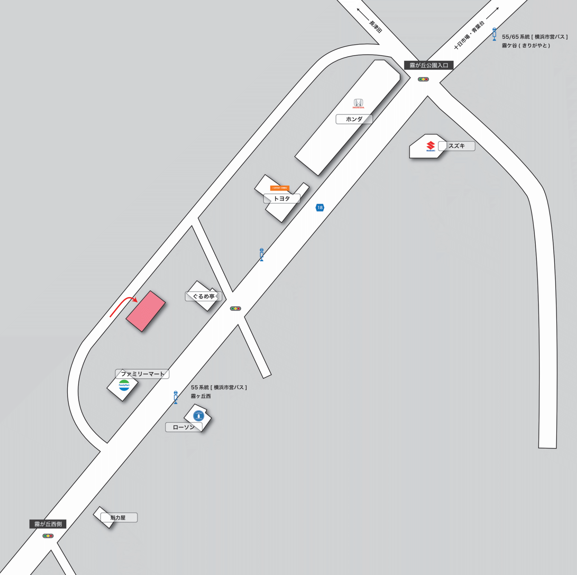 株式会社ワンステップワークショップ横浜地図