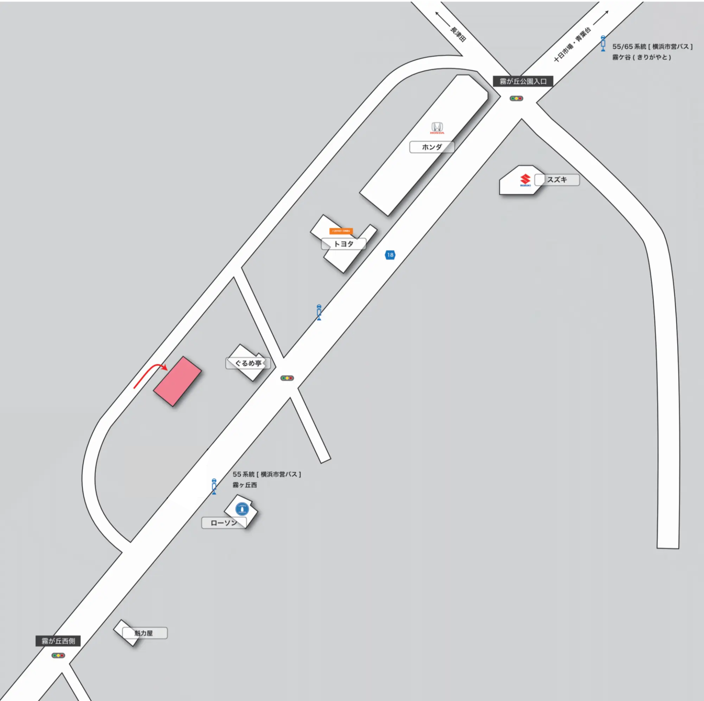 株式会社ワンステップワークショップ横浜地図